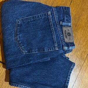 Wrangler Men's Dark Blue Relaxed Jeans